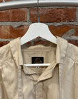 NEEDLES LINEN FISHERMAN SHIRT ‘NATURAL’