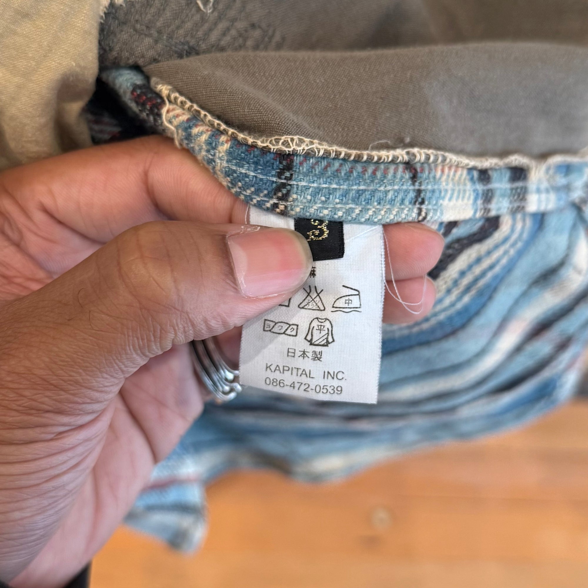 KAPITAL KOUNTRY BORO REPAIR FLANNEL ‘MULTI’