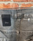 DIOR HEDI ERA CONCRETE DENIM JEANS ‘GREY’