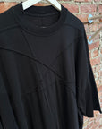 RICK OWENS PENTAGRAM JUMBO TEE ‘BLACK’
