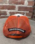 CHROME HEARTS MATTY BOY STAY FAST TRUCKER HAT ‘ORANGE’