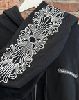 CHROME HEARTS DAGGER VINE EYE CHART ZIP HOODIE ‘BLACK’