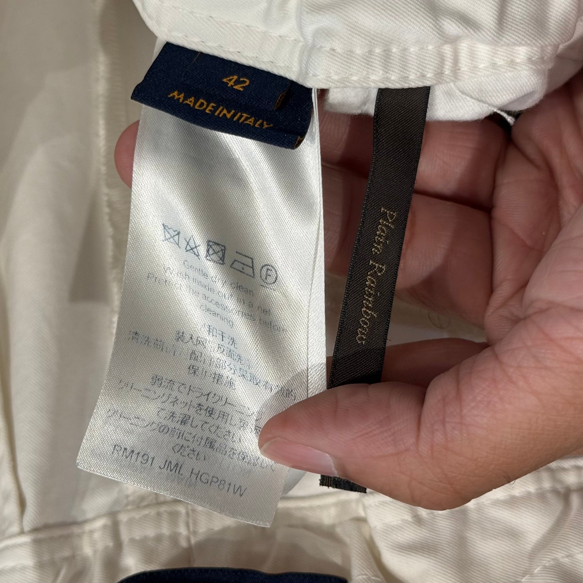 LOUIS VUITTON SS19 VIRGIL MULTI POCKET CARGO PANTS ‘WHITE’