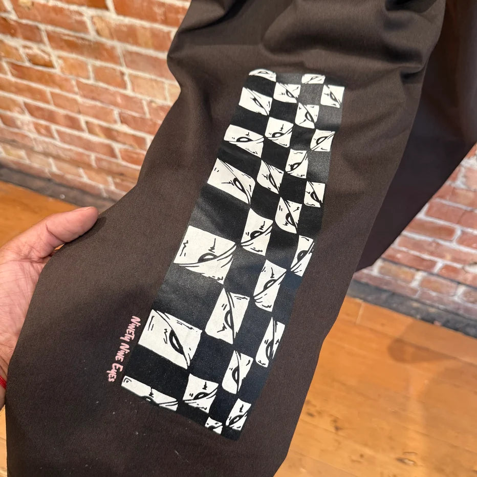 CHROME HEARTS MATTY BOY F&amp;F 99 EYES DICKIES CHINOS ‘BROWN’