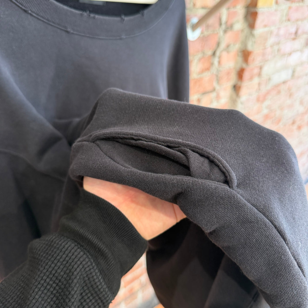 UNDERCOVER AW17 "BRAINWASHED GENERATION" OVERSIZED CREWNECK ‘BLACK’