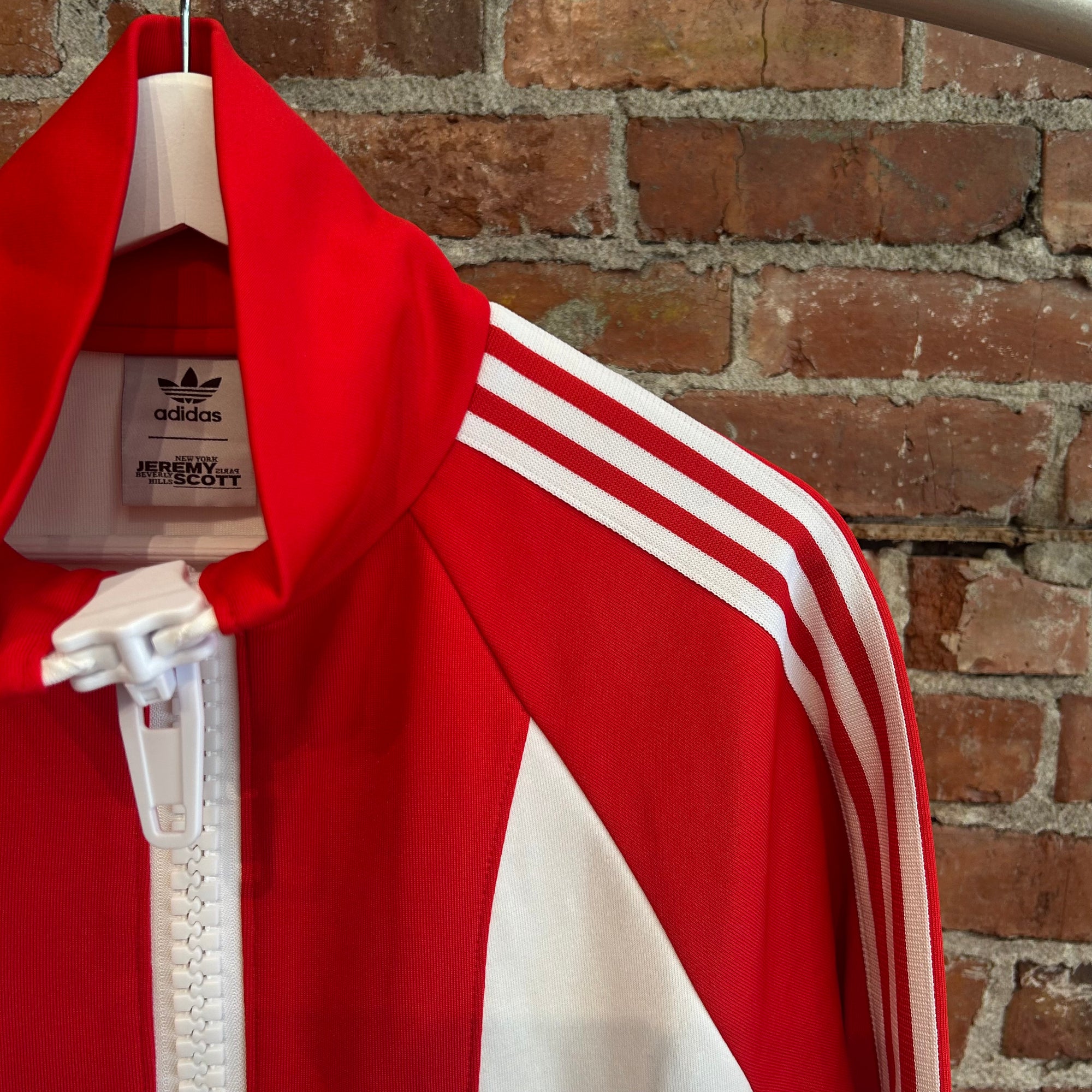 ADIDAS X JEREMY SCOTT MEGAZIP TRACK JACKET ‘RED’