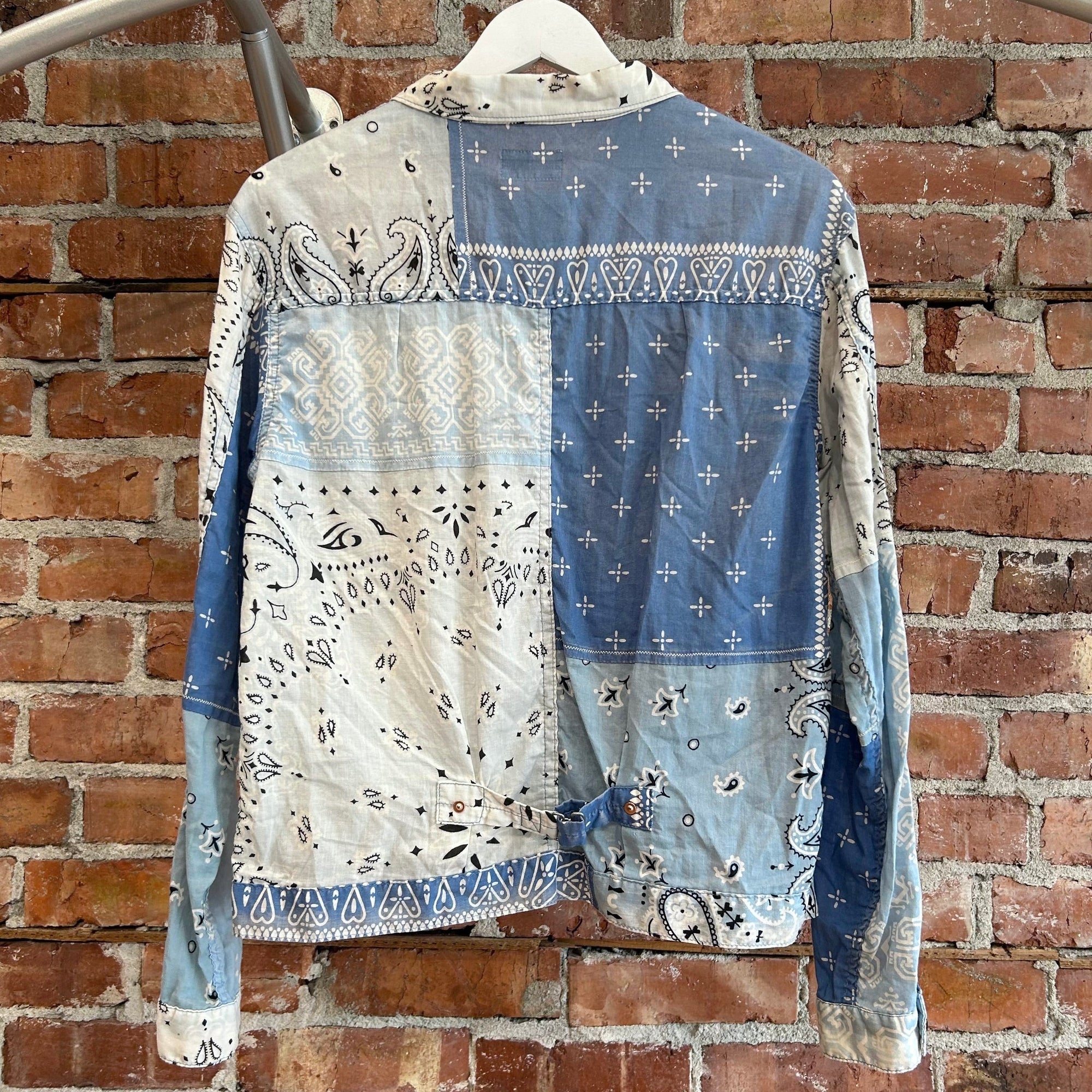 KAPITAL VINTAGE BANDANA 1ST TRUCKER JACKET ‘BLUE’
