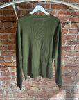 YEEZY SZN 1 WAFFLE-KNIT CREWNECK ‘GREEN’