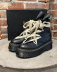 RICK OWENS x DOC MARTENS JUMBO PENTA LACE BOOTS ‘BLACK’