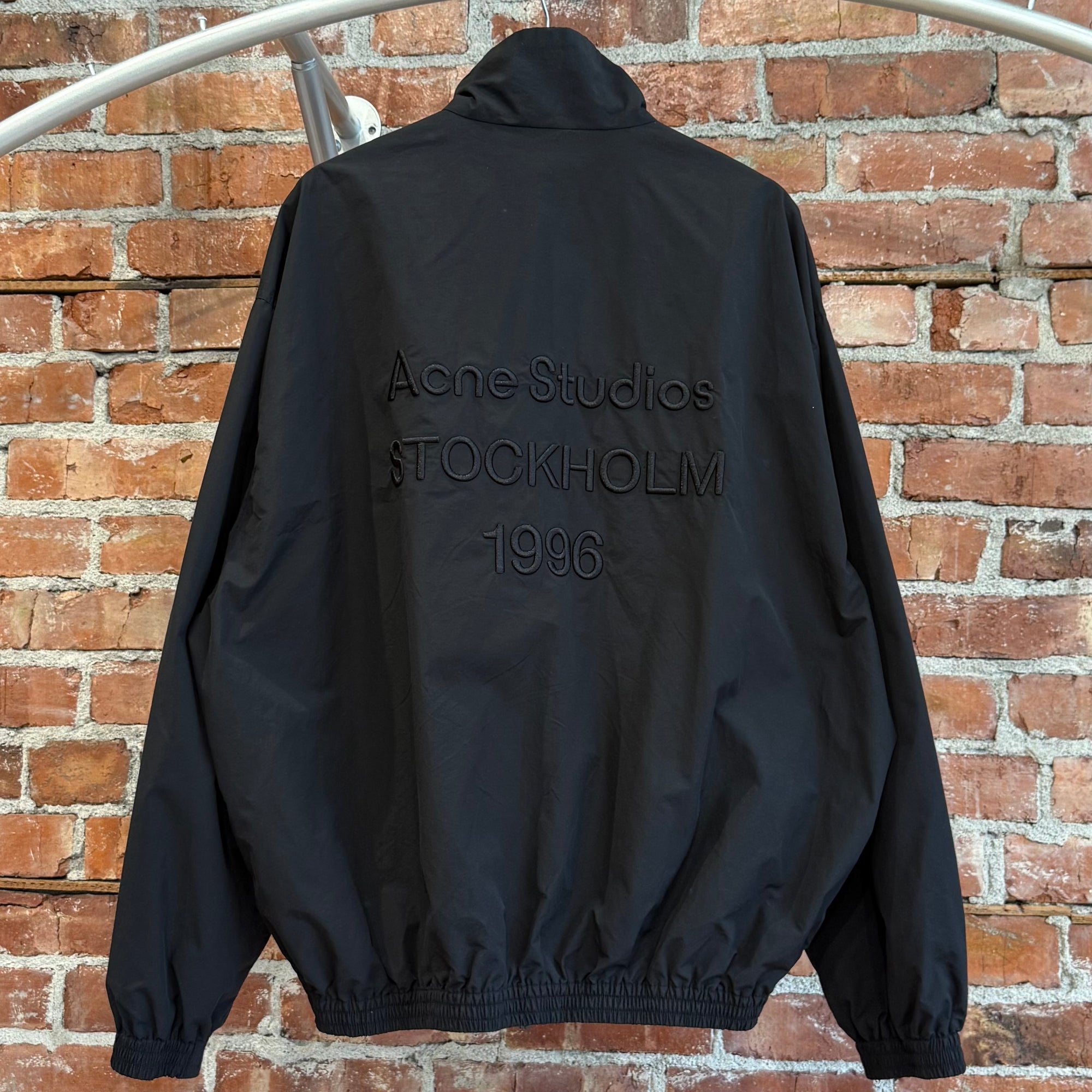 ACNE STUDIOS 1996 STOCKHOLM LOGO BOMBER JACKET ‘BLACK’