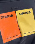 RAF SIMONS AW18 DRUGS HOODIE ‘DARK GRAY’