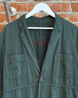 UNDERCOVER SS12 COTTON MILITARY TRENCH COAT ‘MOSS’