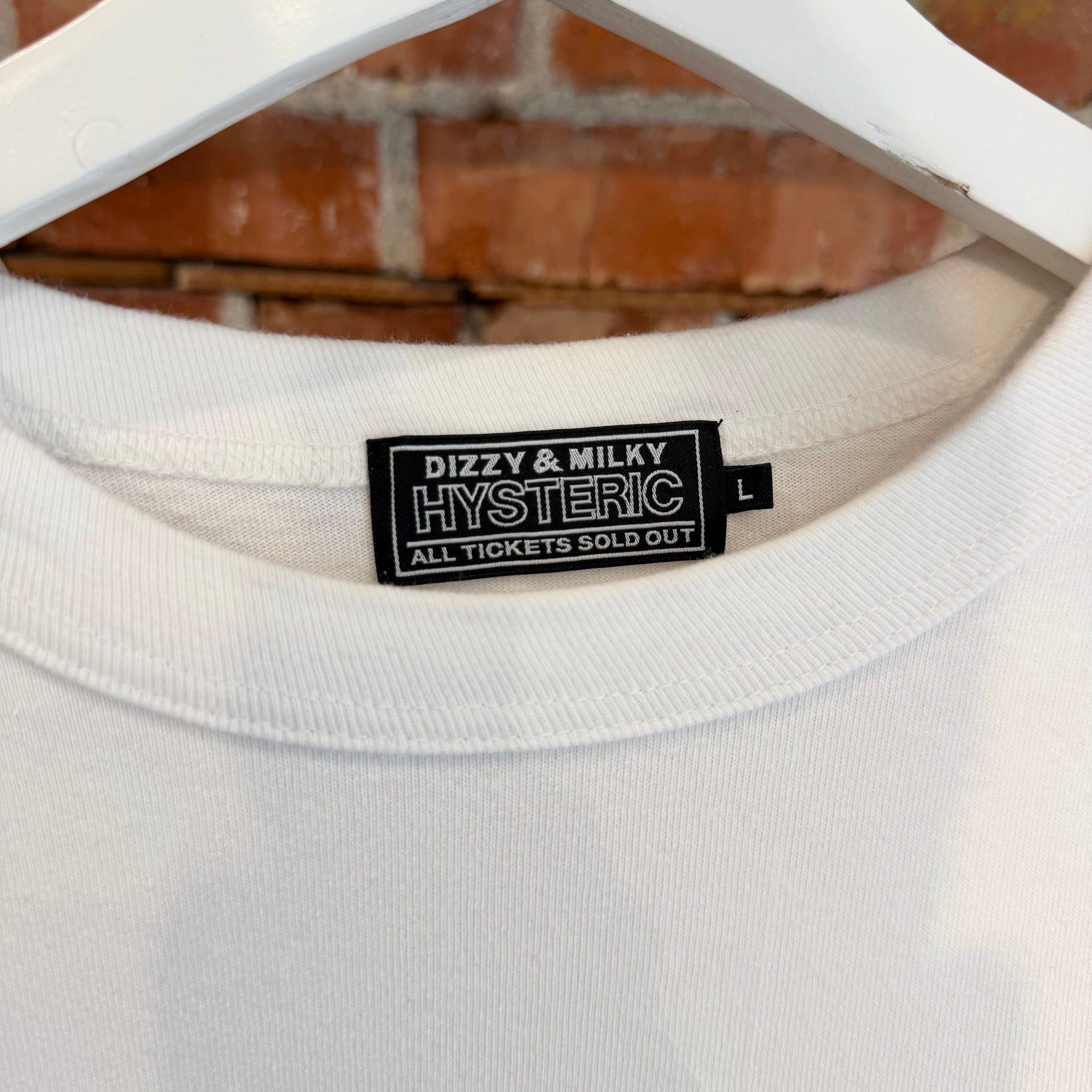 HYSTERIC GLAMOUR TODAY IS GOOD DAY TEE ‘WHITE’