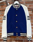 ACNE STUDIOS BLA KONST LETTERMAN JACKET ‘OCEAN BLUE’