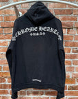 CHROME HEARTS FADED T-BAR ZIP HOODIE ‘BLACK’