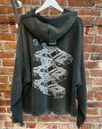 ENFANTS RICHES DEPRIMES SS23 DEMOLITION DERBY HOODIE ‘VNTG BLACK’