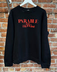 RAF SIMONS FW22 PARABLE CREWNECK ‘BLACK’