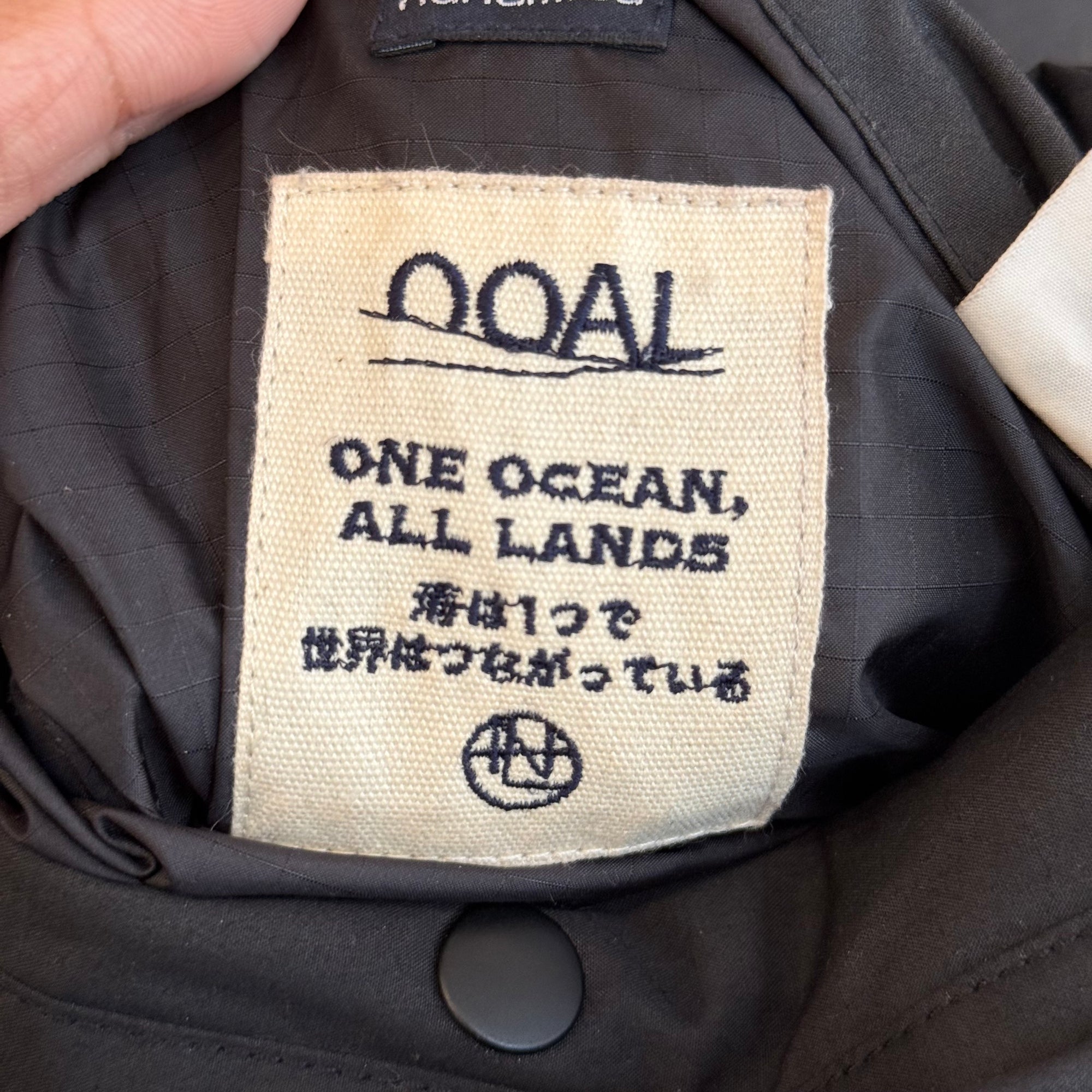 NANAMICA MILITARY LINER REVERSIBLE JACKET ‘BLACK’