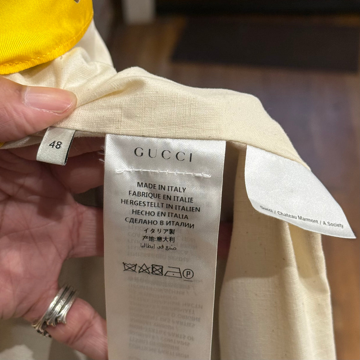 GUCCI SS19 RUNWAY CHATEAU MARMONT TRENCH COAT ‘BEIGE’