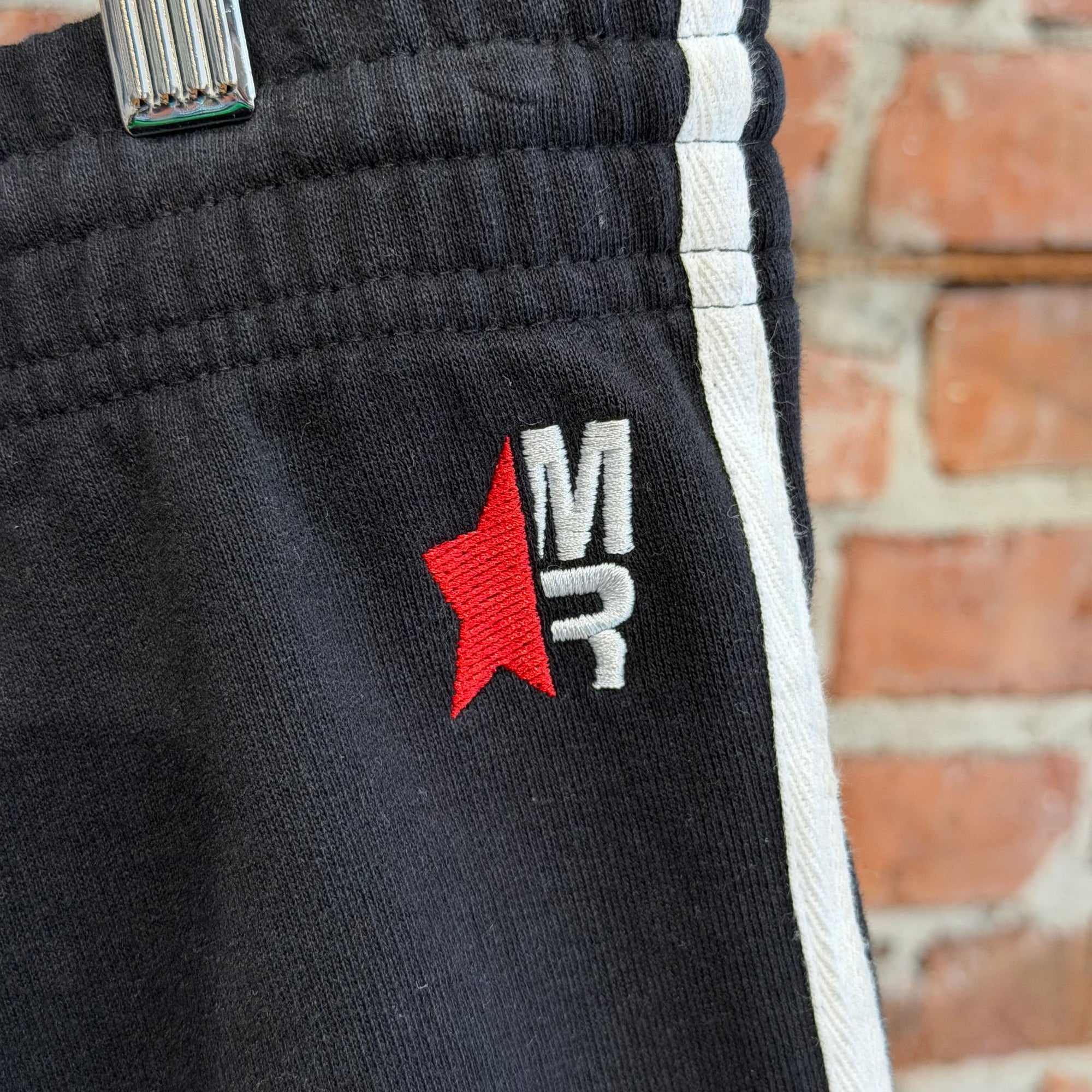 MARTINE ROSE WIDE LEG SWEATPANTS ‘BLACK’