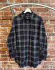 RALPH LAUREN PURPLE LABEL FLANNELS ‘BLACK/PURPLE’