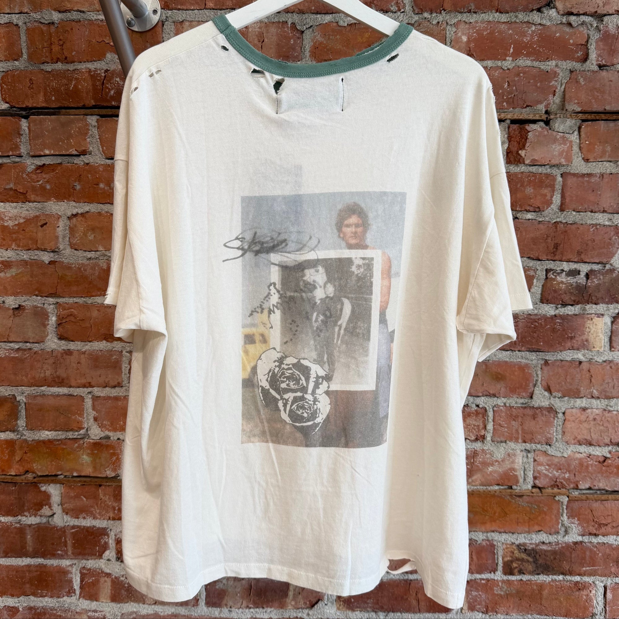 PALY HOLLYWOOD SS26 BACK TO LIFE RINGER TEE ‘CREAM’