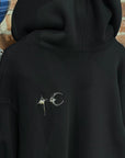 THUG CLUB STUDDED PULLOVER HOODIE ‘BLACK’