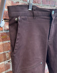 VUJA DE BACKZIP FLARED CARPENTER PANTS ‘BROWN’