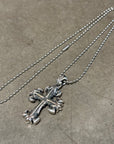 DEAL DESIGN GL CROSS MED NECKLACE ‘SILVER’