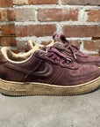 STUSSY X NIKE AIR FORCE 1 DYED SNEAKERS ‘MAUVE’