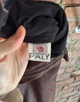 PALY HOLLYWOOD SS26 STRIPED DRESS SHORTS ‘BROWN’