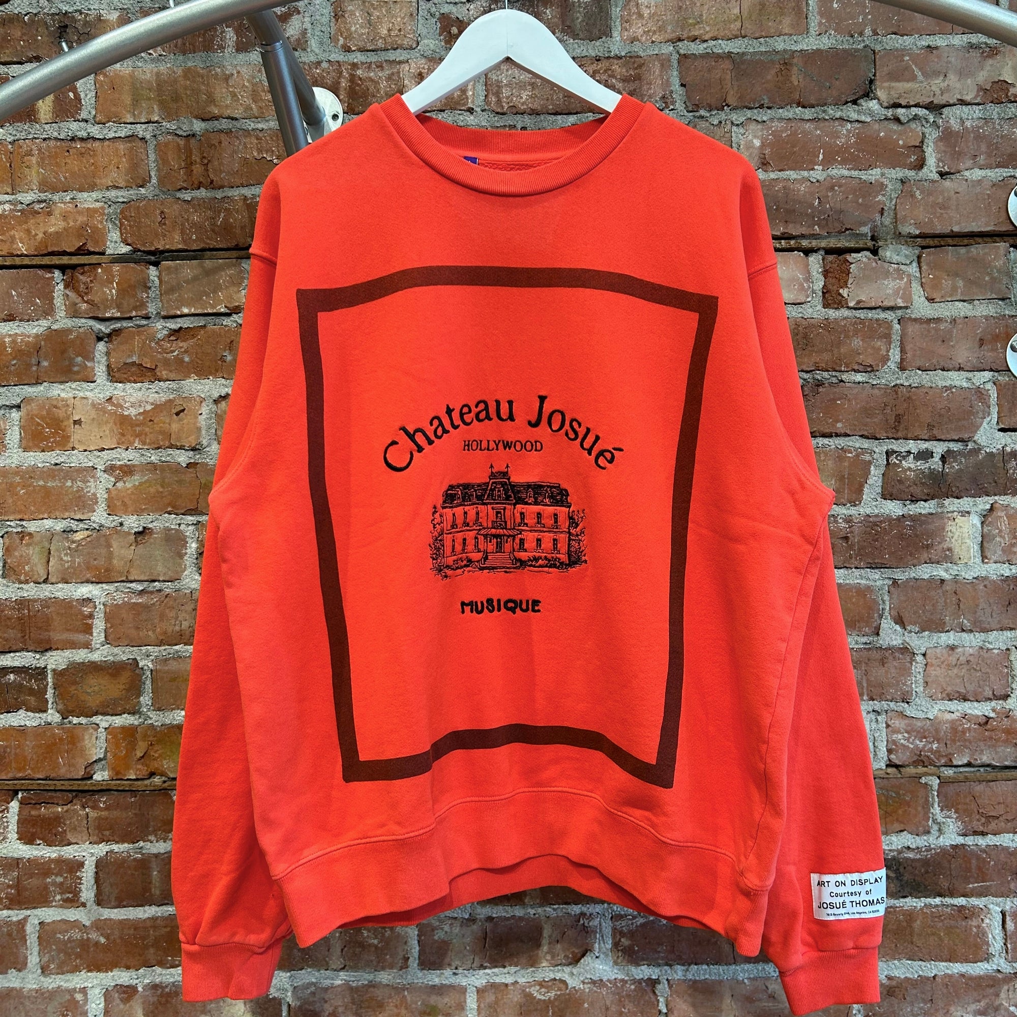 GALLERY DEPT. MUSIQUE CHATEAU JOSUÉ CREWNECK ‘RED’