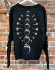 THUG CLUB BONE KNIT CARDIGAN ‘BLACK’