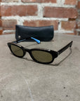 CHROME HEARTS LOWRIDER 50MM SUNGLASSES 'BLACK/GREEN'