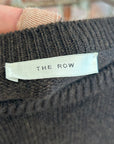 THE ROW BRUSHED CASHMERE SWEATER ‘BROWN’