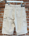 OUR LEGACY PAINTER JOINER CAPRI CUT SHORTS ‘SAND’
