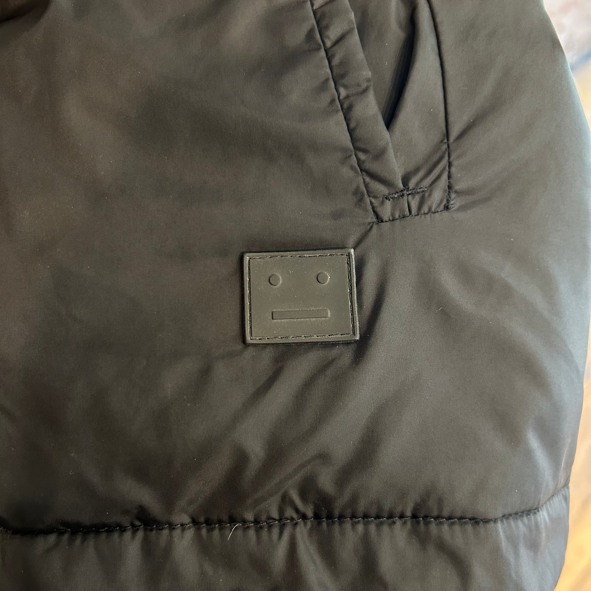 ACNE STUDIOS MAYLAND FACE HOODED PARKA ‘BLACK’