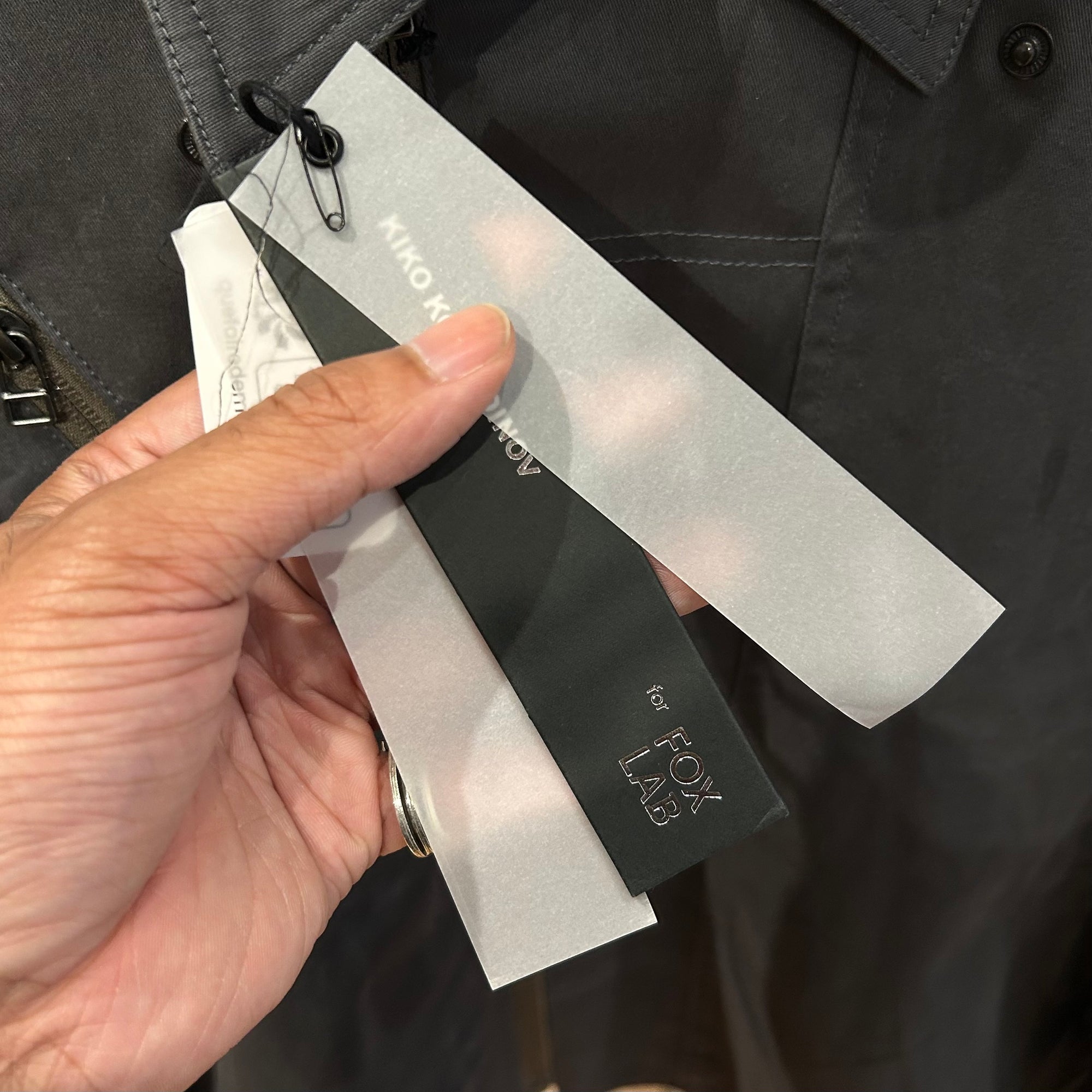 KIKO KOSTADINOV X FOX LAB SS25 RACING JACKET ‘SLATE’