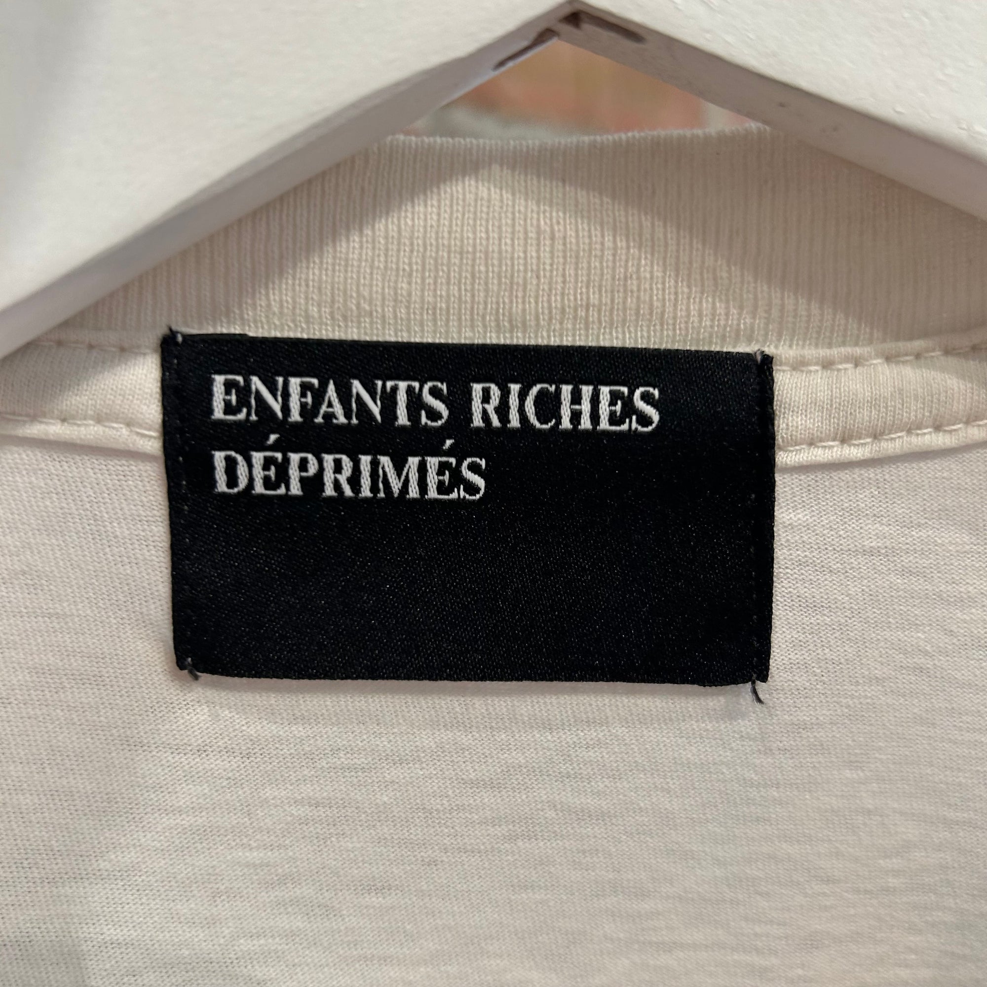 ENFANTS RICHES DEPRIMES FW25 SEX RELATED CRIMES TEE ‘WHITE’