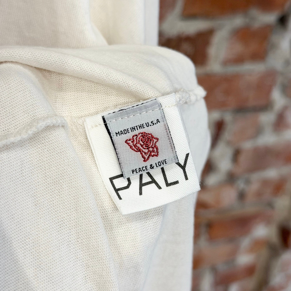 PALY HOLLYWOOD SS26 CORE LOGO TEE ‘WHITE’