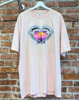 VETEMENTS LIMITED EDITION DOLPHIN TOWER LOVE TEE ‘PINK’