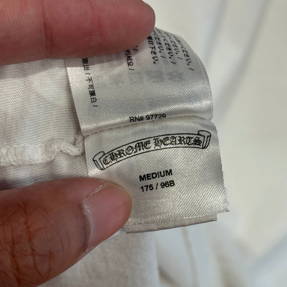 CHROME HEARTS MIAMI EXCLUSIVE HORSESHOE TEE ‘WHITE’