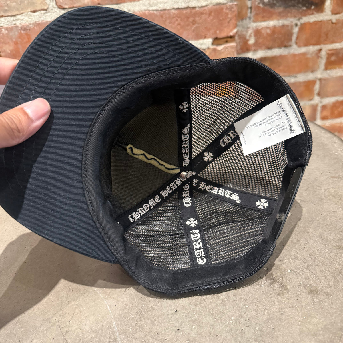 CHROME HEARTS HONOLULU EXCLUSIVE TRUCKER HAT ‘BLACK’