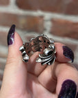 CHROME HEARTS DOUBLE FLORAL RING ‘SILVER’