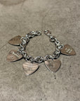 HYSTERIC GLAMOUR ROCKER PICK BRACELET ‘SILVER’