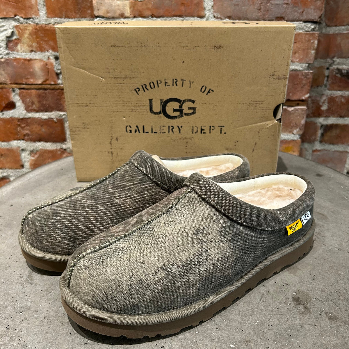 GALLERY DEPT. X UGGS TASMAN CAVNAS SLIPPERS ‘SAGE’