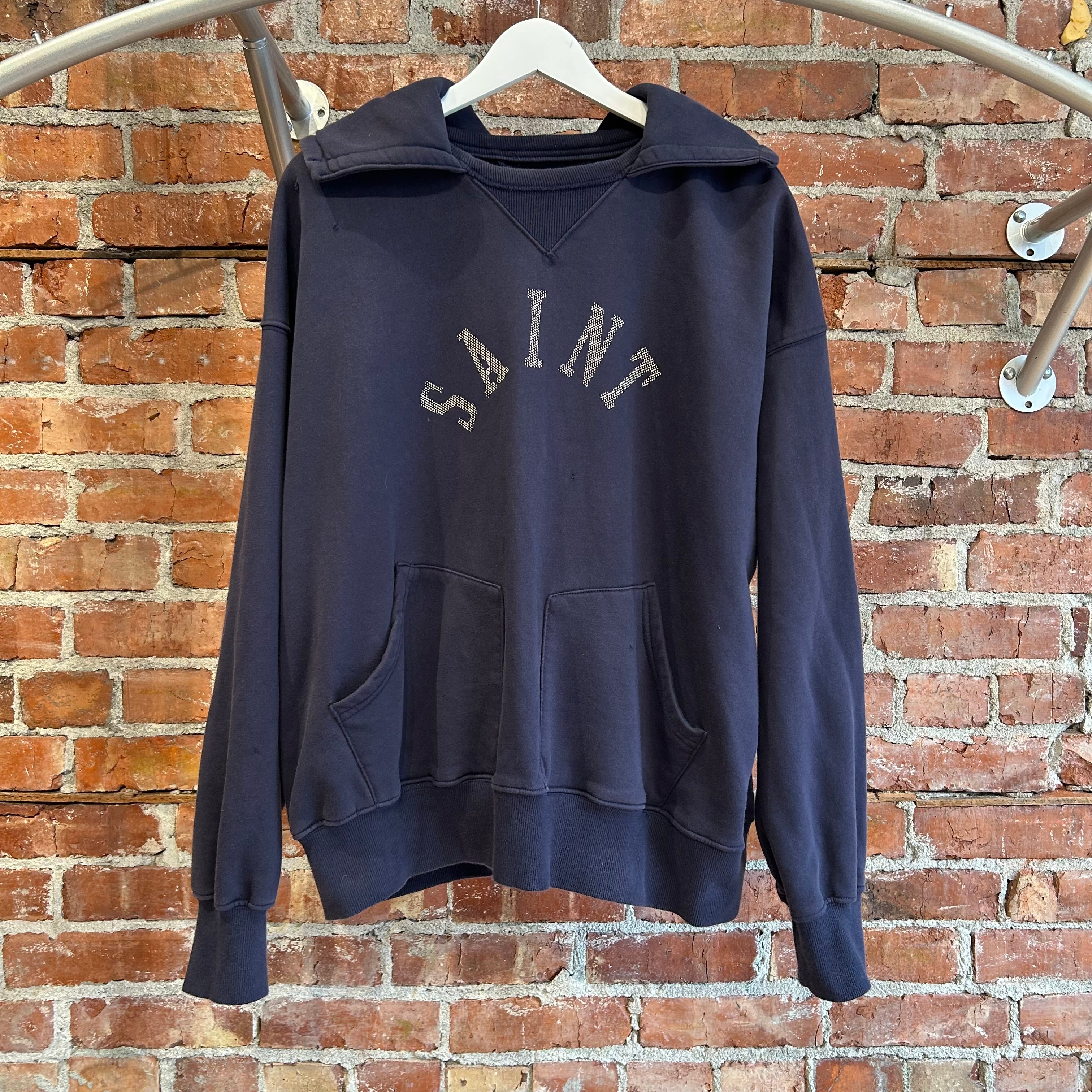 SAINT MICHAEL X BERBERJIN M13 AFTERHOOD HOODIE 'NAVY' – Sadō Room