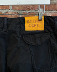 GALLERY DEPT. DISTRESSED PROGRAMMER CARGO PANTS ‘BLACK’