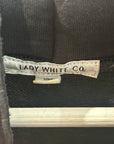 LADY WHITE CO. SUPER WEIGHTED HOODIE ‘WASHED BLACK’