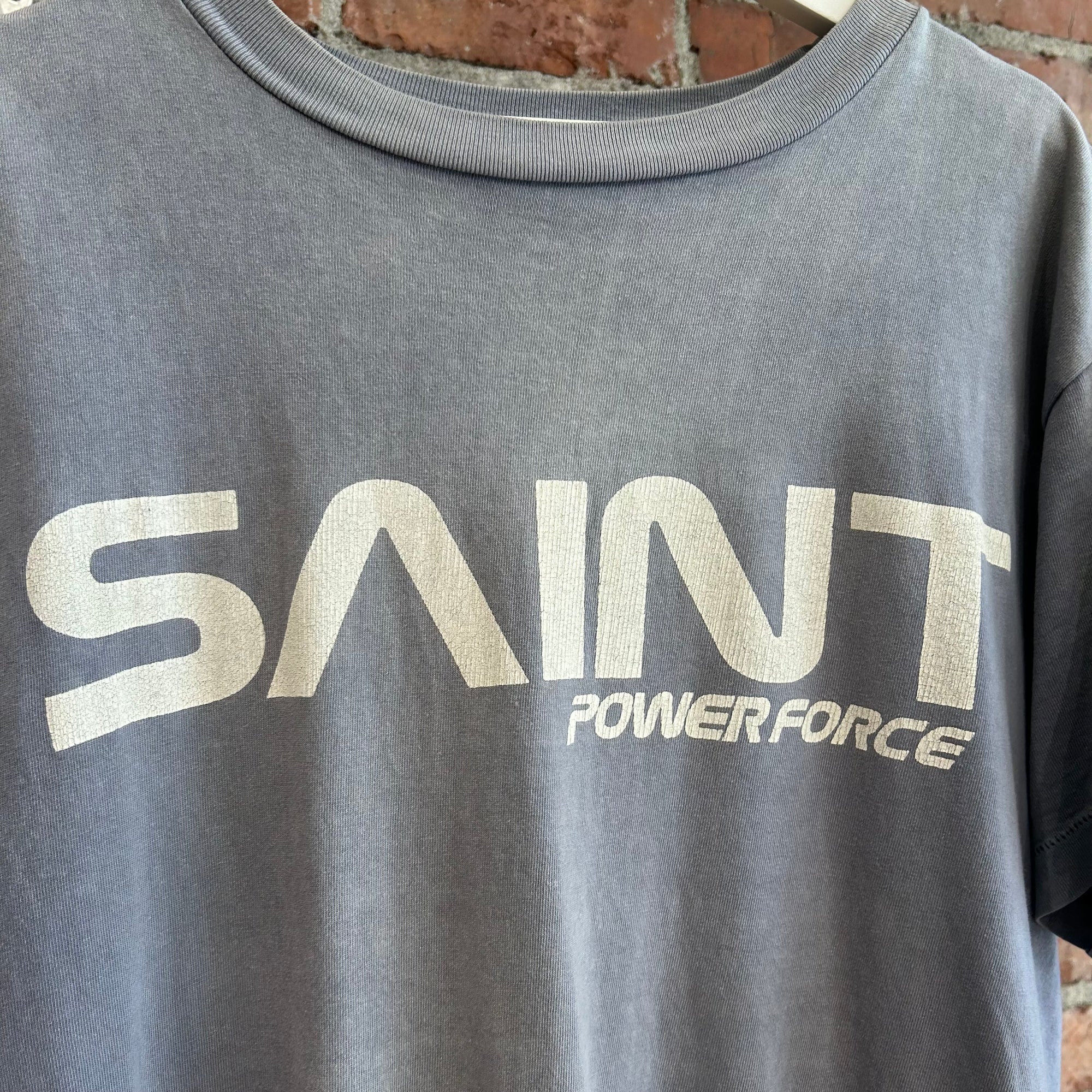 SAINT MICHAEL POWER FORCE TEE ‘GRAY’